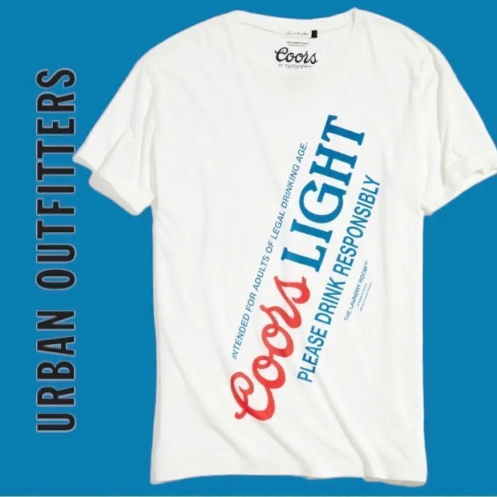 NEW Coors Light Beer The Laundry Room White Sport Shirt T-Shirt Tee S M L XL